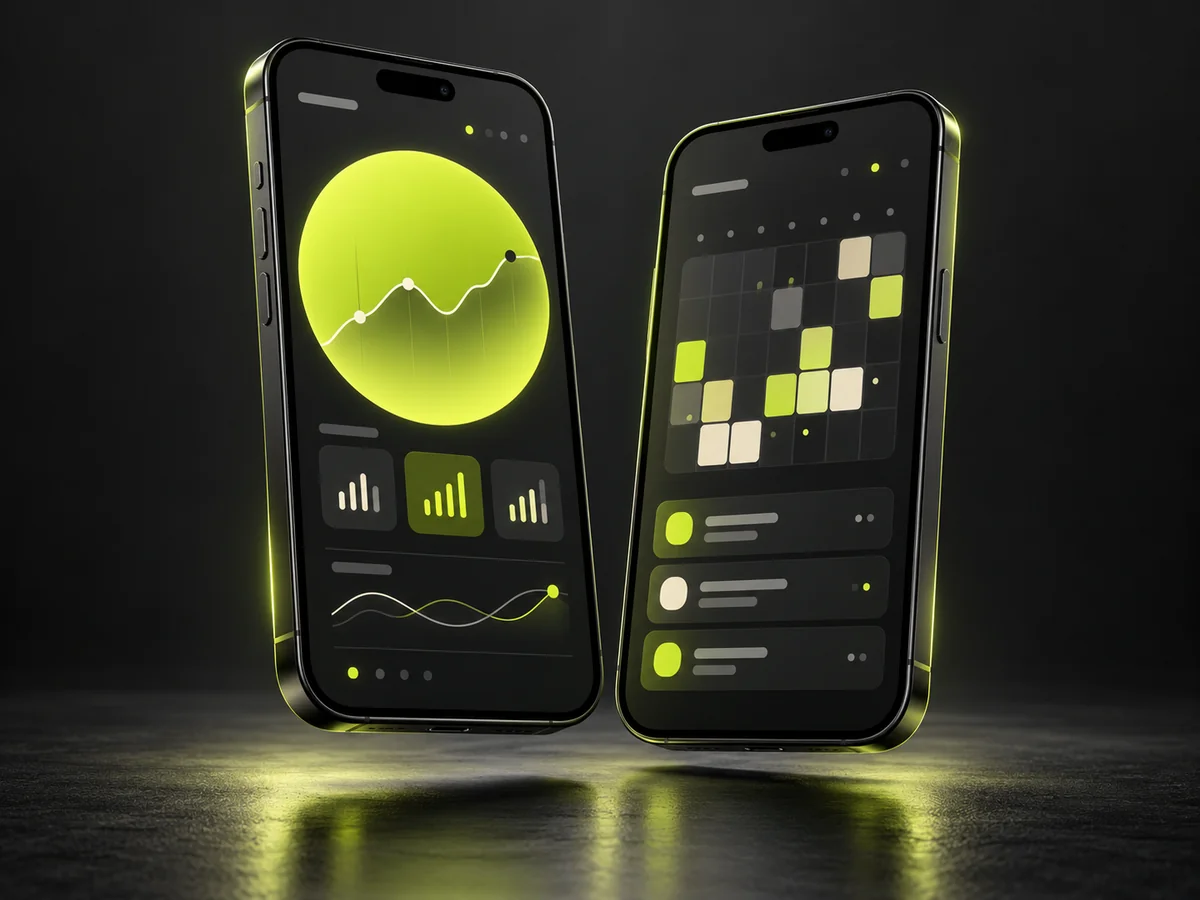 Mobile interfaces on two phones